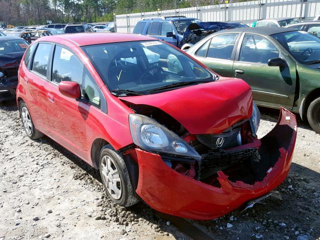 JHMGE8H3XDC057208 - 2013 HONDA FIT RED photo 1