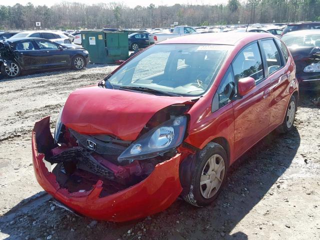 JHMGE8H3XDC057208 - 2013 HONDA FIT RED photo 2