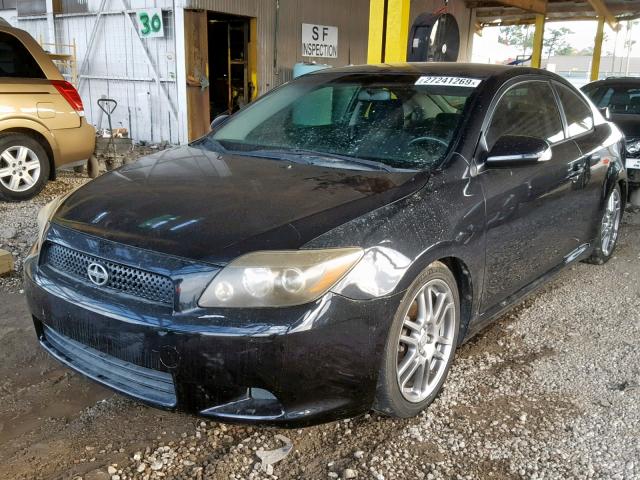 JTKDE167480247426 - 2008 TOYOTA SCION TC BLACK photo 2