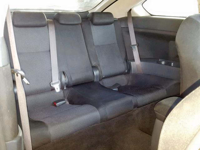 JTKDE167480247426 - 2008 TOYOTA SCION TC BLACK photo 6