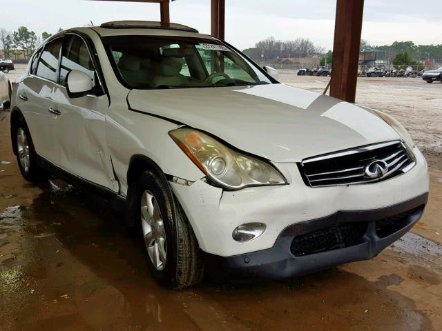 JN1AJ0HP9AM701426 - 2010 INFINITI EX35 BASE WHITE photo 1