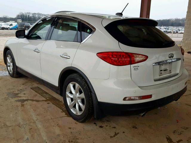 JN1AJ0HP9AM701426 - 2010 INFINITI EX35 BASE WHITE photo 3