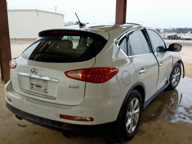 JN1AJ0HP9AM701426 - 2010 INFINITI EX35 BASE WHITE photo 4