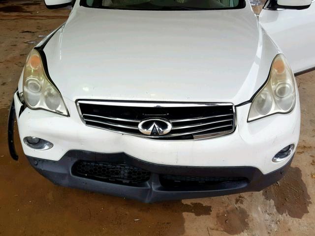 JN1AJ0HP9AM701426 - 2010 INFINITI EX35 BASE WHITE photo 7