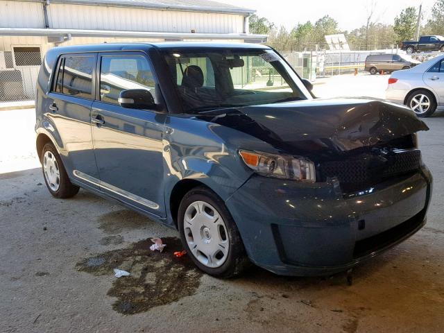 JTLKE50E781001143 - 2008 TOYOTA SCION XB BLUE photo 1