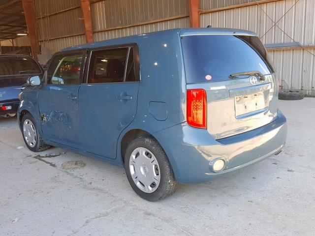 JTLKE50E781001143 - 2008 TOYOTA SCION XB BLUE photo 3