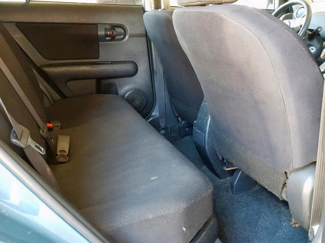 JTLKE50E781001143 - 2008 TOYOTA SCION XB BLUE photo 6
