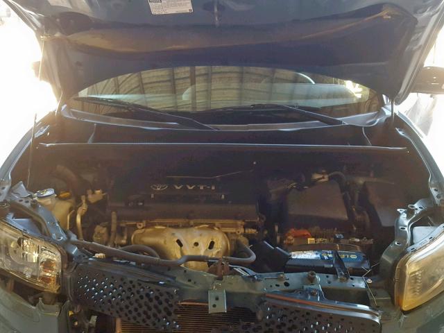 JTLKE50E781001143 - 2008 TOYOTA SCION XB BLUE photo 7