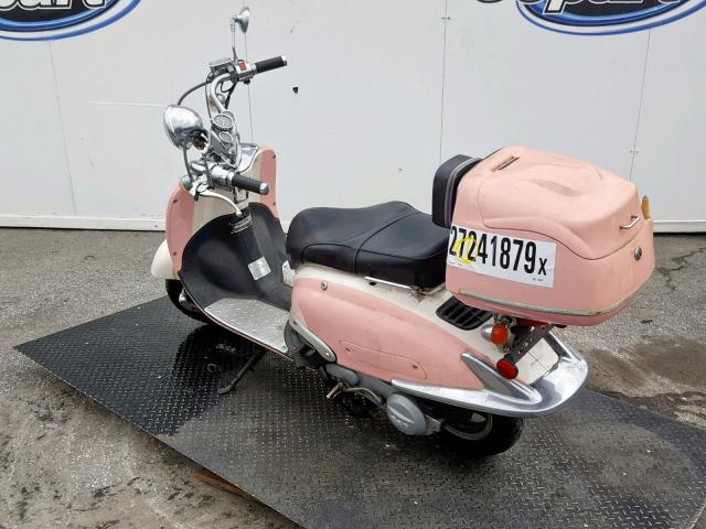 L5YTCKPA6B1136301 - 2011 ZHON SCOOTER PINK photo 3