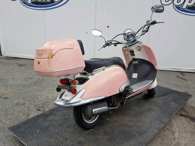 L5YTCKPA6B1136301 - 2011 ZHON SCOOTER PINK photo 4