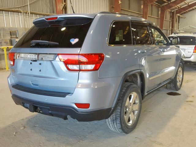 1C4RJEAG2CC237699 - 2012 JEEP GRAND CHER BLUE photo 4