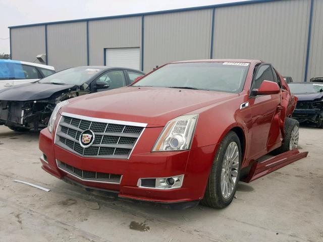 1G6DP5ED8B0124190 - 2011 CADILLAC CTS PREMIU RED photo 2