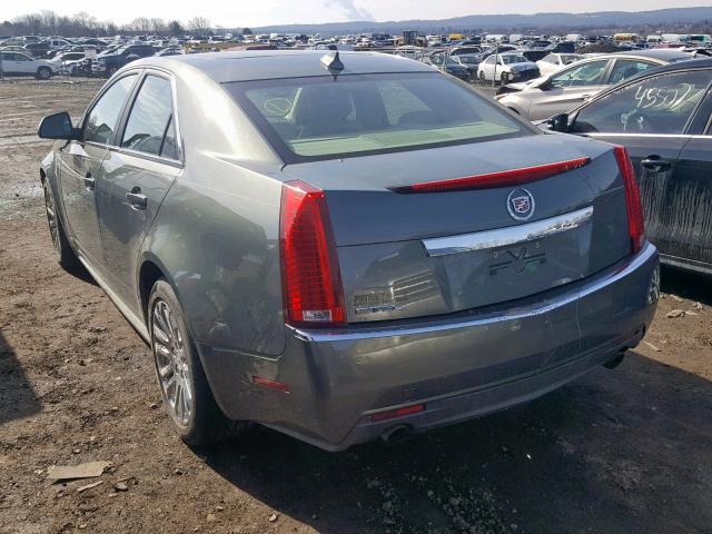 1G6DL5EY3B0110857 - 2011 CADILLAC CTS PERFOR GRAY photo 3