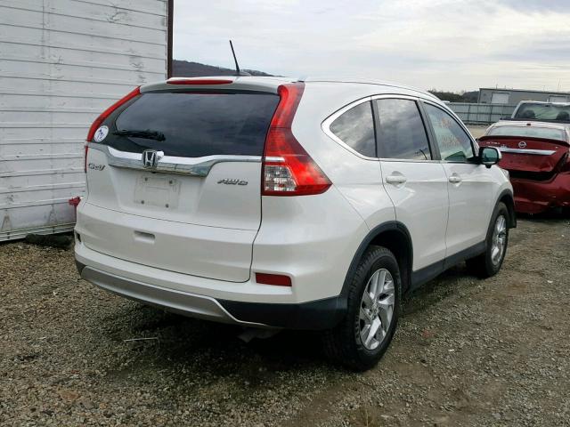 5J6RM4H73FL037968 - 2015 HONDA CR-V EXL WHITE photo 4