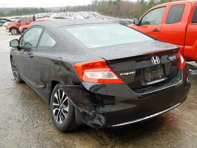 2HGFG3B08DH523998 - 2013 HONDA CIVIC EXL BLACK photo 3