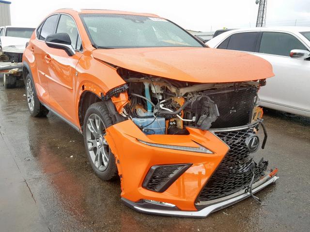 JTJBARBZ1J2174717 - 2018 LEXUS NX 300 ORANGE photo 1