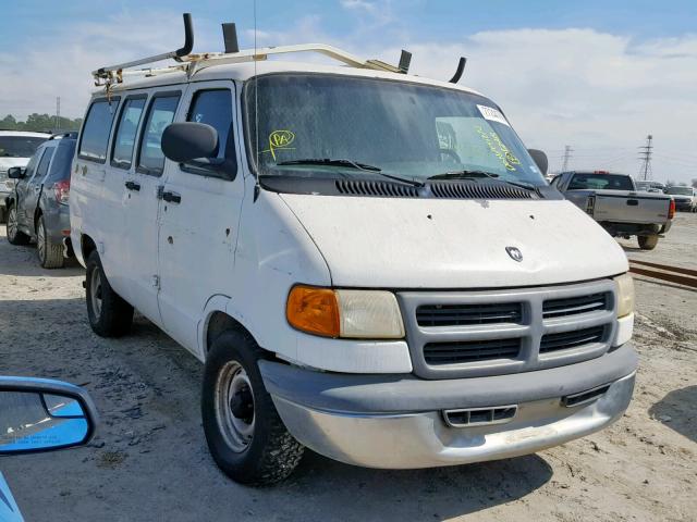 2B7HB11X4YK177143 - 2000 DODGE RAM VAN B1 WHITE photo 1