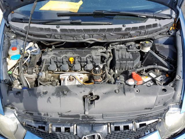 2HGFA16629H500373 - 2009 HONDA CIVIC LX-S 蓝色 照片 7