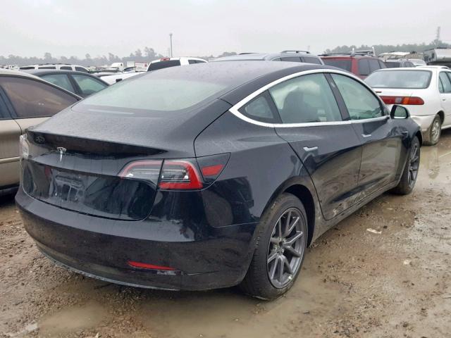 5YJ3E1EA3JF122845 - 2018 TESLA MODEL 3 BLACK photo 4