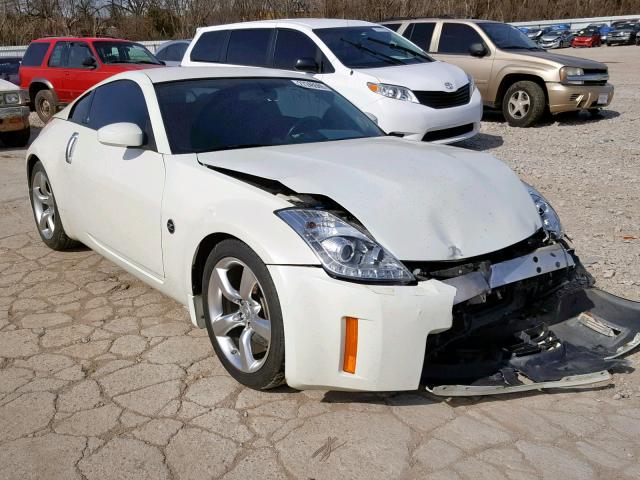 JN1BZ34D78M702336 - 2008 NISSAN 350Z COUPE WHITE photo 1