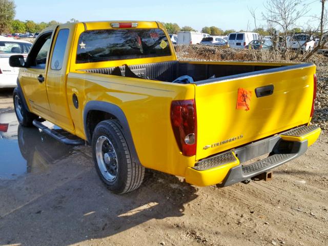 1GCCS196448160331 - 2004 CHEVROLET COLORADO YELLOW photo 3