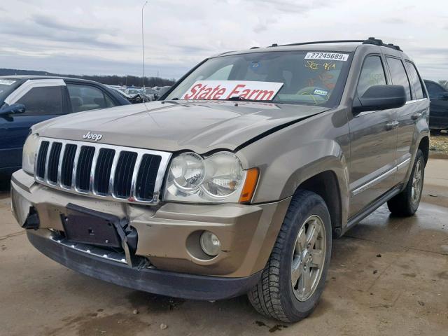 1J8HS58N16C113059 - 2006 JEEP GRAND CHER BEIGE photo 2