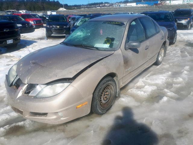 3G2JB52F55S144239 - 2005 PONTIAC SUNFIRE SL BROWN photo 2