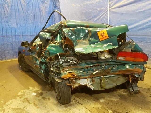 JF1GC4353YH502993 - 2000 SUBARU IMPREZA L GREEN photo 3