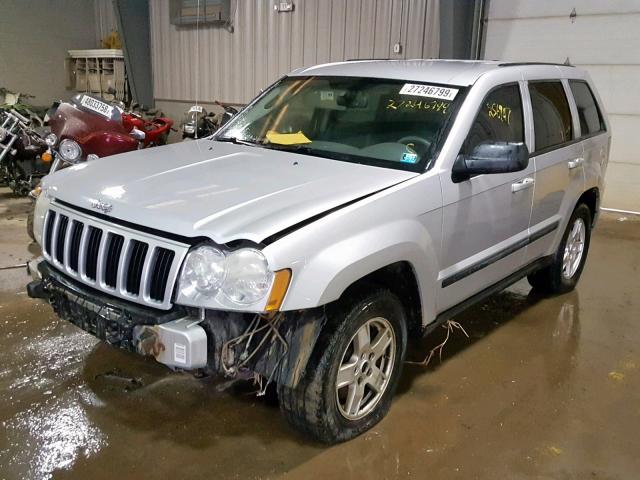 1J8GR48K47C604881 - 2007 JEEP GRAND CHER GRAY photo 2