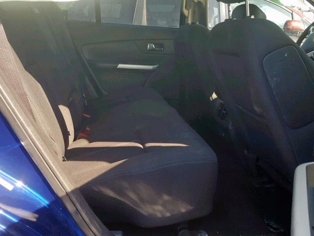 2FMDK3GC3DBC45789 - 2013 FORD EDGE SE BLUE photo 6