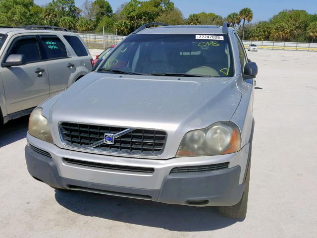 YV1CY592X51163614 - 2005 VOLVO XC90 SILVER photo 9