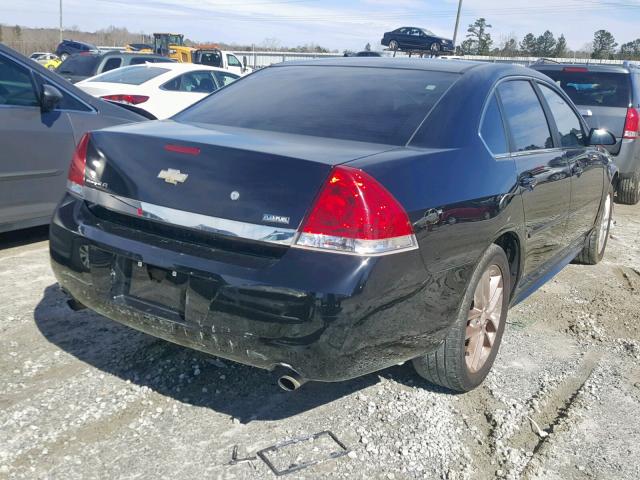 2G1WD5E33E1143592 - 2014 CHEVROLET IMPALA LIM BLACK photo 4