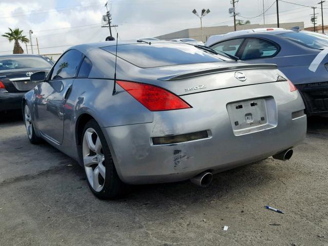 JN1AZ34D26M311894 - 2006 NISSAN 350Z COUPE GRAY photo 3