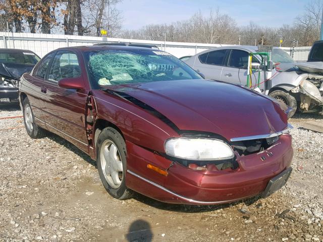 2G1WW12M9X9239876 - 1999 CHEVROLET MONTE CARL MAROON photo 1