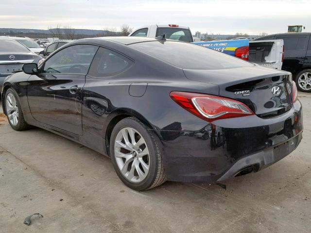 KMHHT6KD4DU112372 - 2013 HYUNDAI GENESIS CO BLACK photo 3