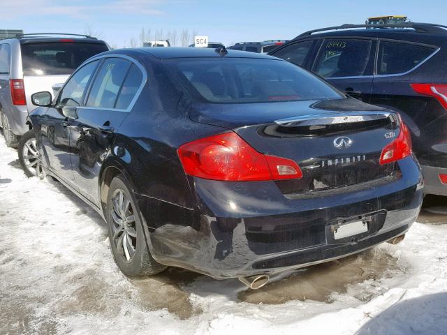 JNKCV61F29M363330 - 2009 INFINITI G37 BLACK photo 3