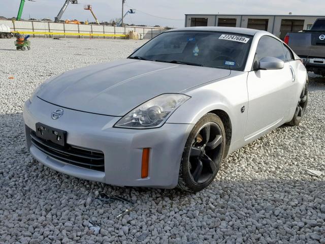 JN1AZ34E66M351811 - 2006 NISSAN 350Z COUPE SILVER photo 2