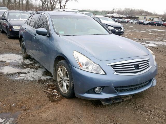 JN1CV6AR3AM461740 - 2010 INFINITI G37 BLUE photo 1