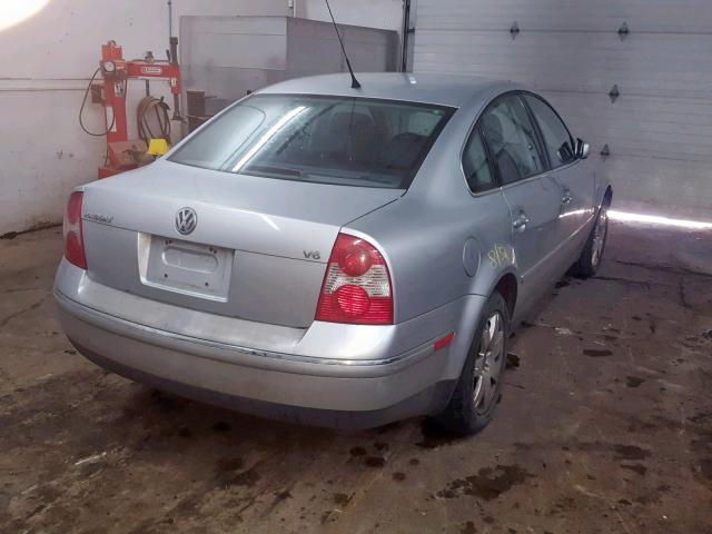 WVWRH63B43P098669 - 2003 VOLKSWAGEN PASSAT GLX SILVER photo 4