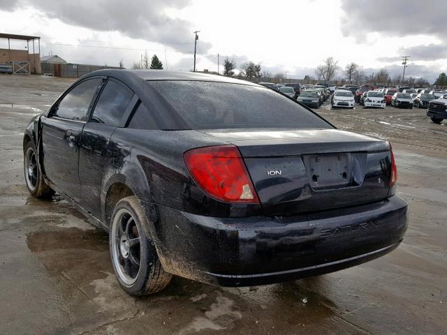 1G8AW12FX4Z139378 - 2004 SATURN ION LEVEL BLACK photo 3
