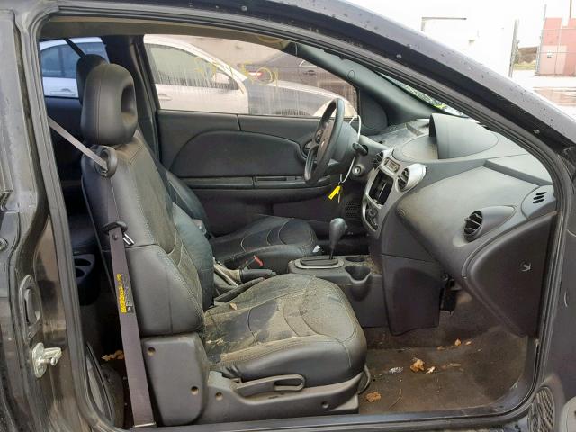 1G8AW12FX4Z139378 - 2004 SATURN ION LEVEL BLACK photo 5