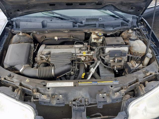 1G8AW12FX4Z139378 - 2004 SATURN ION LEVEL BLACK photo 7