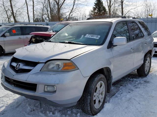 2HNYD18686H522153 - 2006 ACURA MDX TOURIN SILVER photo 2