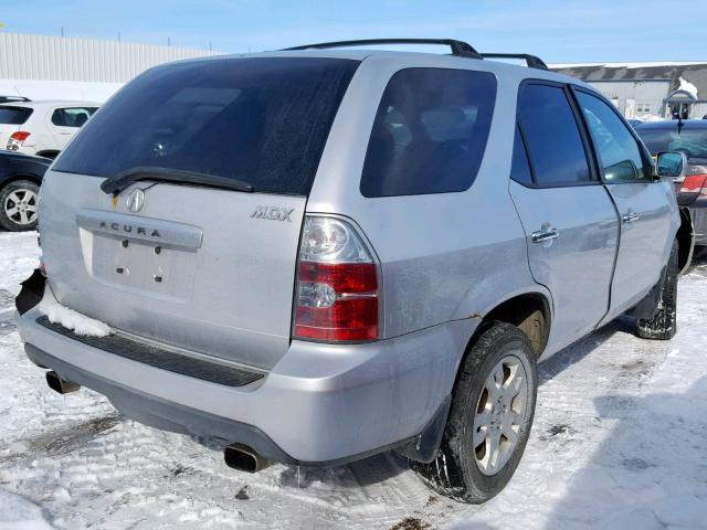 2HNYD18686H522153 - 2006 ACURA MDX TOURIN SILVER photo 4