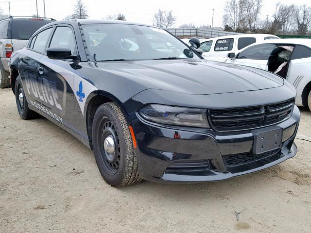 2C3CDXKTXJH301068 - 2018 DODGE CHARGER PO BLACK photo 1