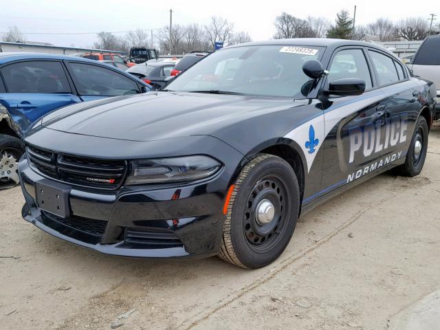 2C3CDXKTXJH301068 - 2018 DODGE CHARGER PO BLACK photo 2