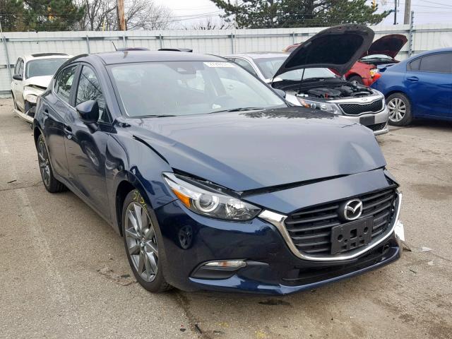 3MZBN1L37JM227509 - 2018 MAZDA 3 TOURING BLUE photo 1