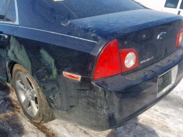 1G1ZC5E19BF297145 - 2011 CHEVROLET MALIBU 1LT BLACK photo 10