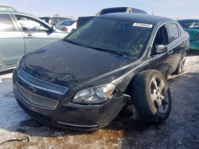 1G1ZC5E19BF297145 - 2011 CHEVROLET MALIBU 1LT BLACK photo 2