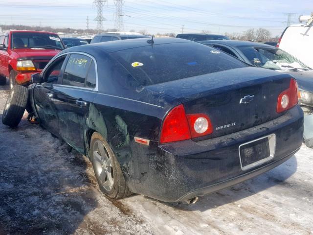 1G1ZC5E19BF297145 - 2011 CHEVROLET MALIBU 1LT BLACK photo 3